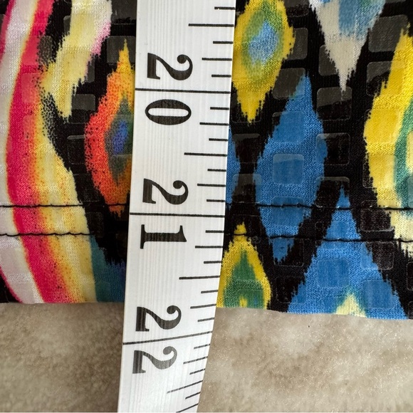 Rare Joseph Ribkoff Multicolour Jacket+Matching skirt shiny abstract Art to Wear - Picture 8 of 12